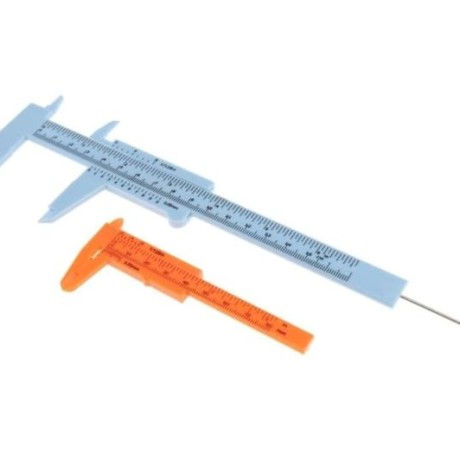 jeu de 02 pied a coulisse en plastique 150mm