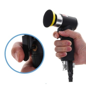 mini ponceuse pneumatique noir