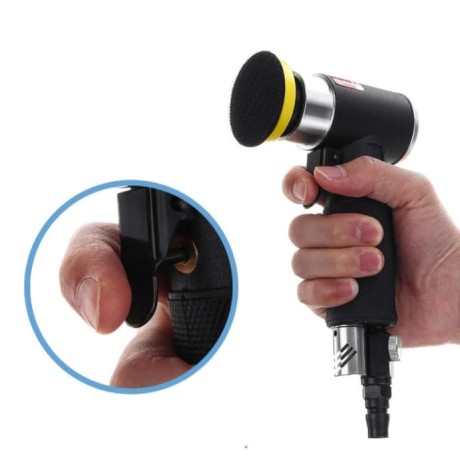 mini ponceuse pneumatique noir