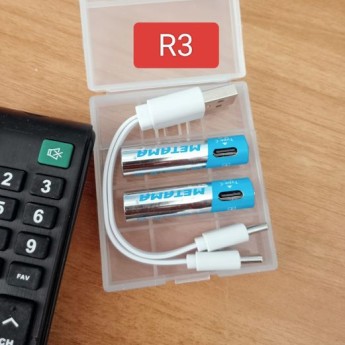 piles rechargeables R3 -type C-