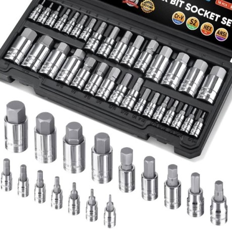 kit de douilles hexagonale 32pcs