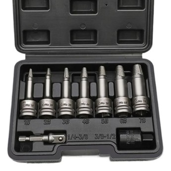 jeu de 9pcs extracteur de boulon