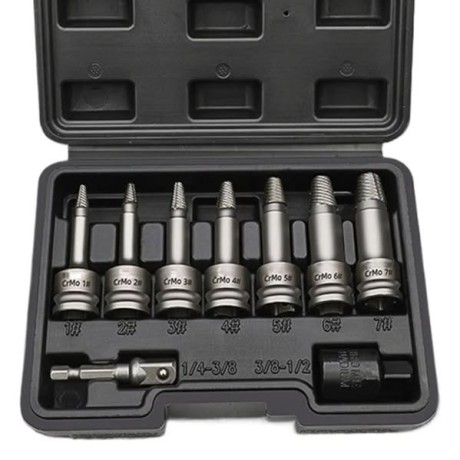 jeu de 9pcs extracteur de boulon