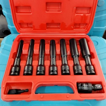 jeu de douilles a choc long 8-19mm