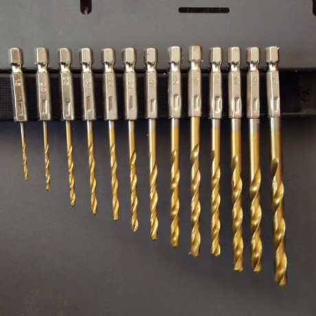 jeu de 13pcs tige hexagonale 1.5--6.6mm