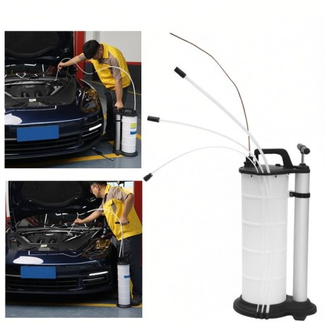 Pompe d'aspiration d'huile 9L.