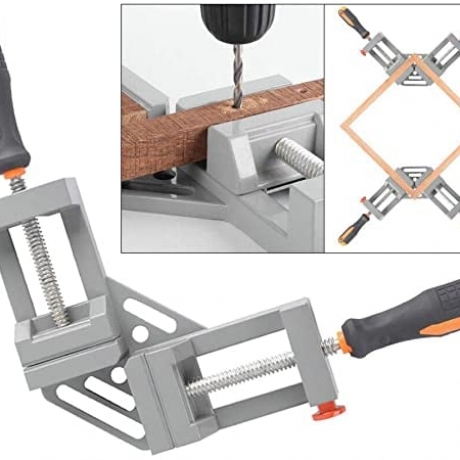 Serre-joint à angle droit à 90  - Avec double poignée