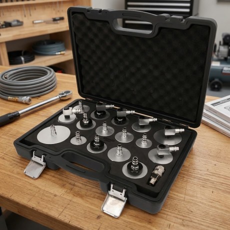 Kit adaptateur pour purge de frein 17 pcs