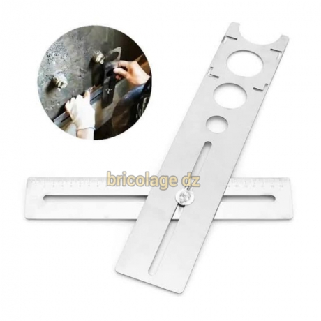 gabarit de perçage faience