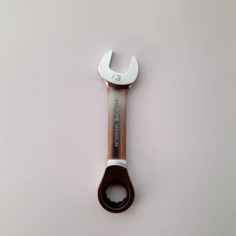 clé mixte à cliquet courte