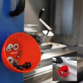 récipient magnétique en plastique