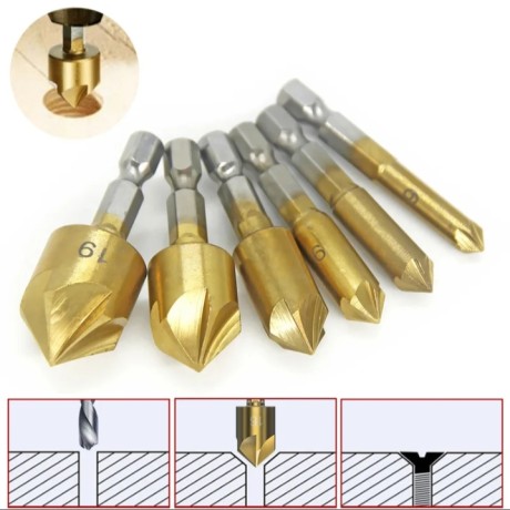 foret à chanfrein-bois-