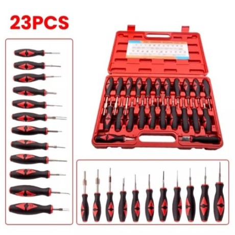 23Pcs Extracteur de Dégagement Cable Electrique automobile
