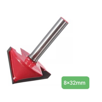 mèche defonceuse 90⁰ placo  8x32mm