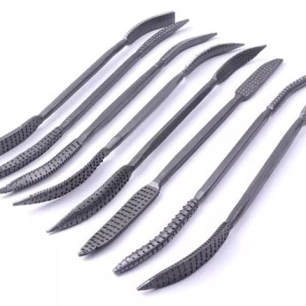 jeu de 08pcs rape double extrême 190mm