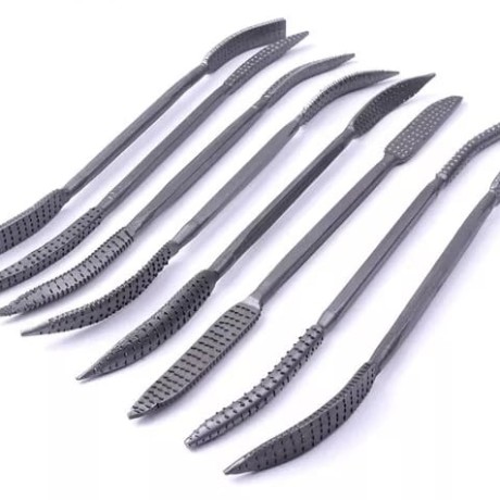 jeu de 08 rapes à 2 extrémités 190mm