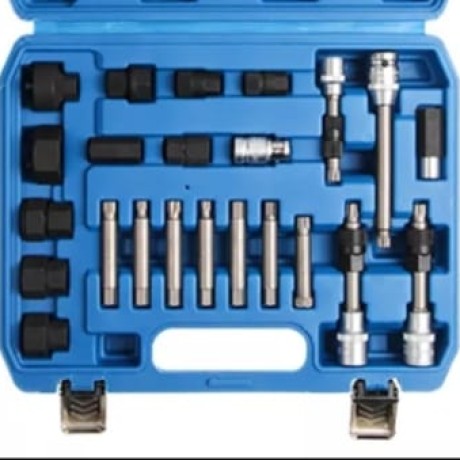 Coffret Outils Démontage Poulie Alternateur Débrayable 23pcs