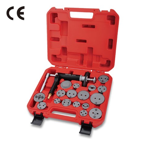 Ensemble d'outils de rembobinage de frein à disque à étrier pneumatique 18PCS TOPTUL